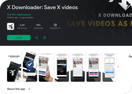 X Downloader: Save X videos